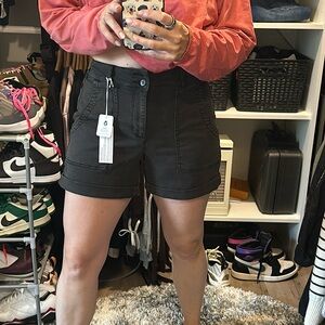 Sanctuary denim black shorts